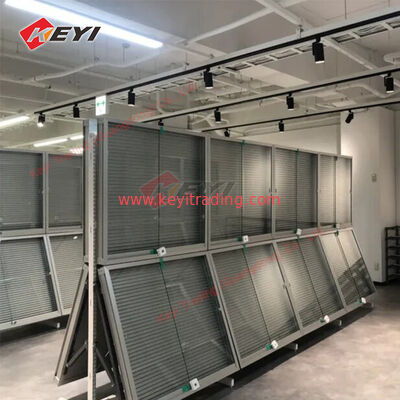 Graded Sports Rail Card Display Case Baseball Card Display Stand Retail Wholesale Trading Card metal and acrylic Display rack