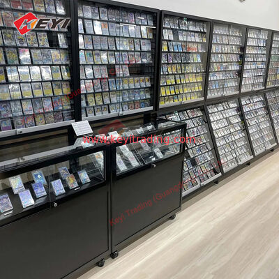 Custom Metal Acrylic Graded Baseball Card Display Case Wall Hanging Sports Card Display Frame For Collection Cards