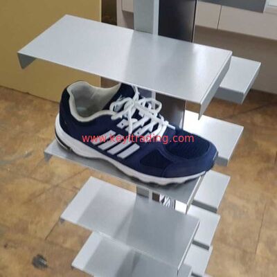 Custom Footwear Store Floor Metal Shoes Rack Shoe Display Stand For Retail Shop