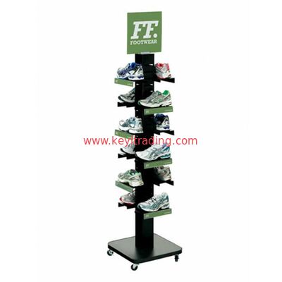 Made In China OEM Shoe Shop Sneaker Shelf Retail Shoe Display Rack Stand