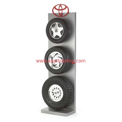 Wholesale Custom Free Standing Single Sided Car Alloy Rims Stand Wheel Display Rack
