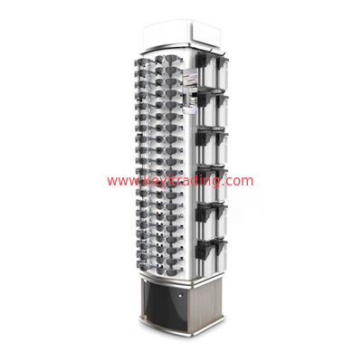 Free Standing 4 Way Mobile Phone Accessories And Sunglasses Display Stand