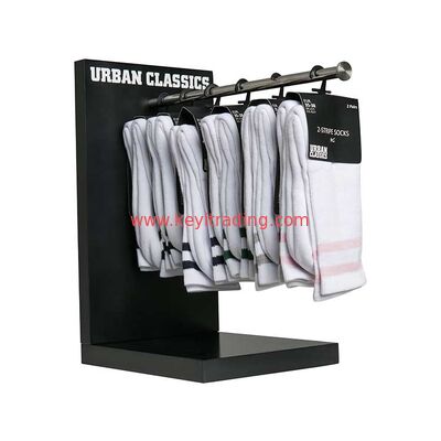 Wholesale Custom Counter top Wooden Hosiery Rack Socks Display Stand
