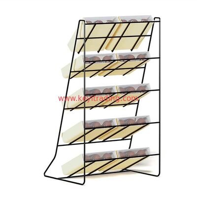 Countertop 5 Tier Metal Wire Snake Rack Chocolate Display Stand
