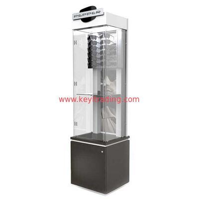 Floor Sunglasses Stand Glass Showcase Optical Display Cabinets