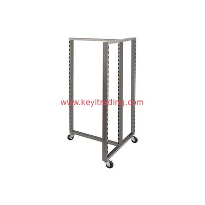 Freestanding Adjustable Shelves Metal Clothing Store T-Shirt Display Rack