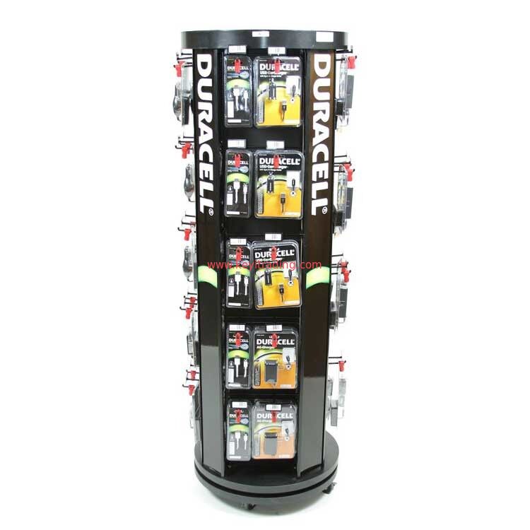 Factory Customize Floor Standing Cell Phone Accessories Revolving Display